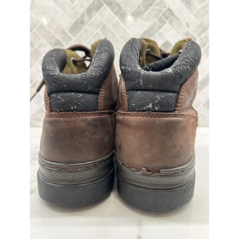 Timberland Euro Hiker Gore Tex Boots Mens 12 Brown Leather Outdoor Lace Up 61071